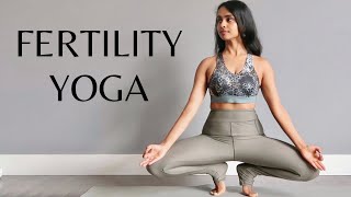 Yoga For Fertility & Conceiving | Yoga To Get Pregnant | Gentle Practice + Affirmations screenshot 4