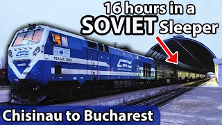 The last SOVIET overnight train in Europe (Scary border crossing) Moldova to Romania by rail