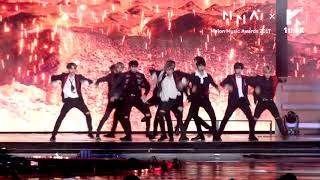 [Melon Music Awards 2017(멜론뮤직어워드)] Wanna One Fancam _ Burn it up(활활)(워너원 직캠)