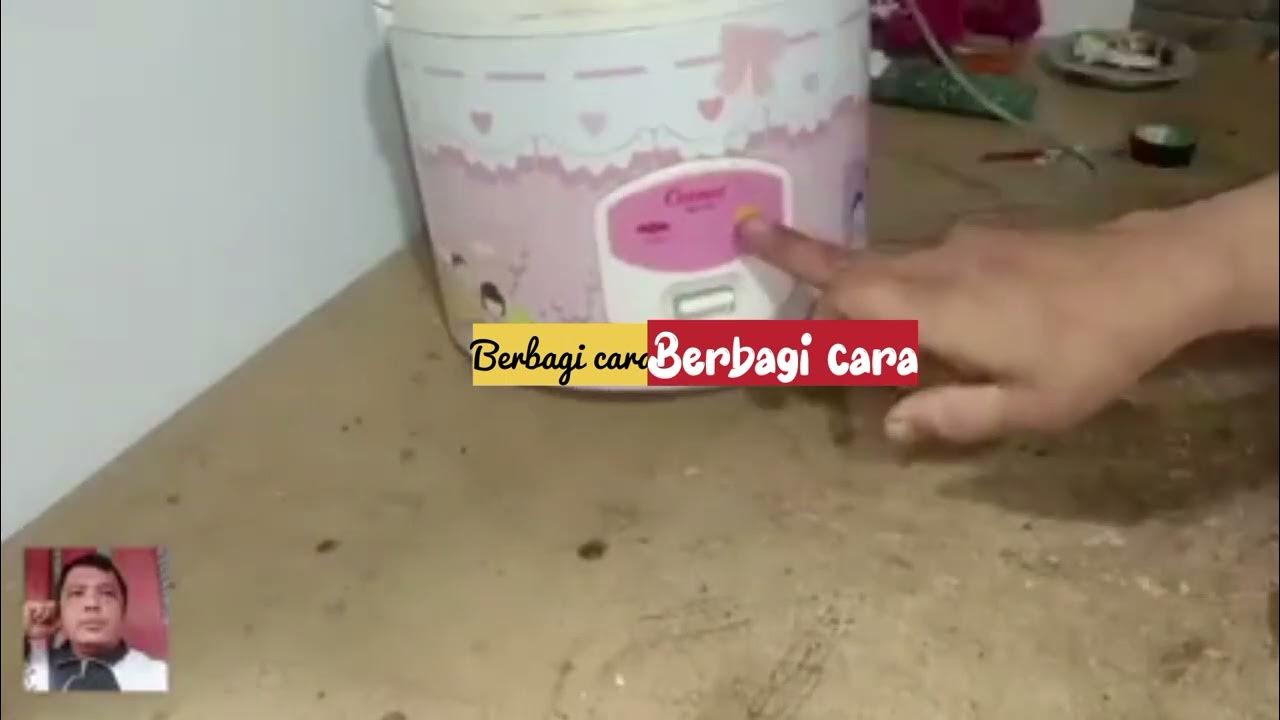 RICE COOKER MATI TOTAL,BEGINI CARANYA YouTube