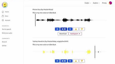 Uberduck’s New Voices (August 2022)