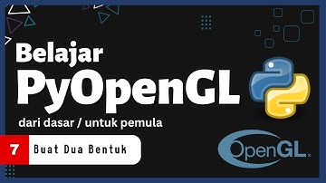 Belajar PyOpenGL dengan Python - 7 - Membuat Dua Bentuk