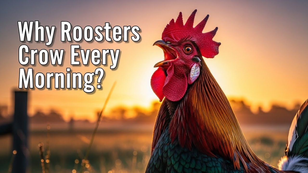 Why Roosters Crow Every Morning — Scientists Finally Explain It!🐔🌅 ...