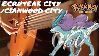 Pokemon Silver/Gold/Crystal - Ecruteak City/Cianwood City fingerstyle