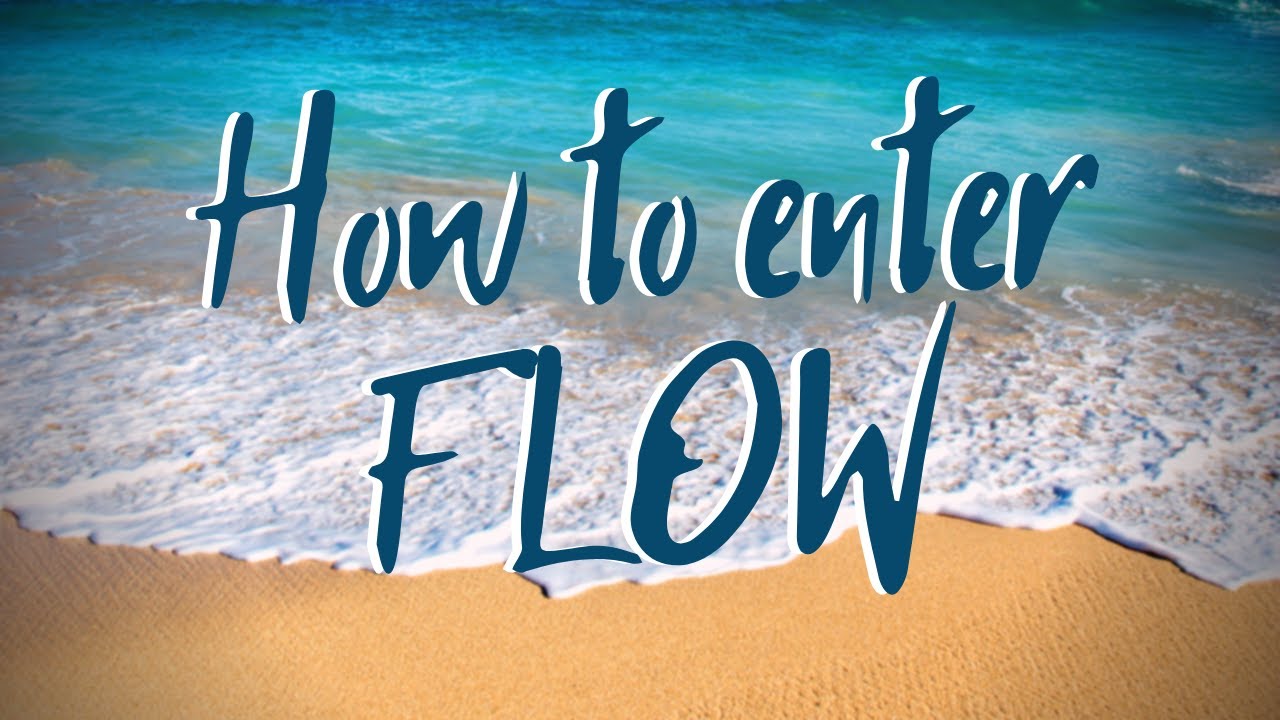 How to enter FLOW | Ep. 2 - 
This week I started writing a lot with my fingers in order to come up with a story narrative theme for my video and this is what I learned. 
