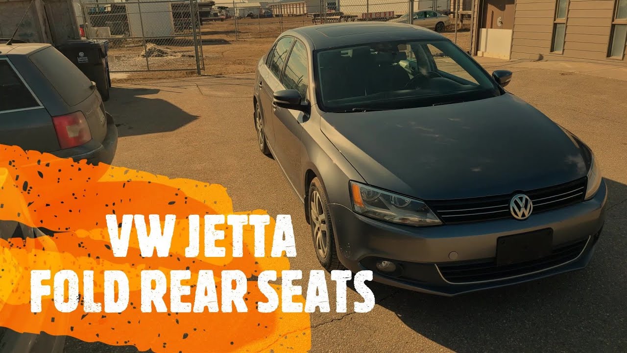 Volkswagen Jetta - HOW TO FOLD REAR SEATS (2011-2018) - YouTube