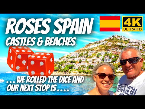 WE CROSSED the PYRENEES Into Spain! Sun Sea Sangria in ROSES! Girona #vanlife #RV Travel Vlog 4K