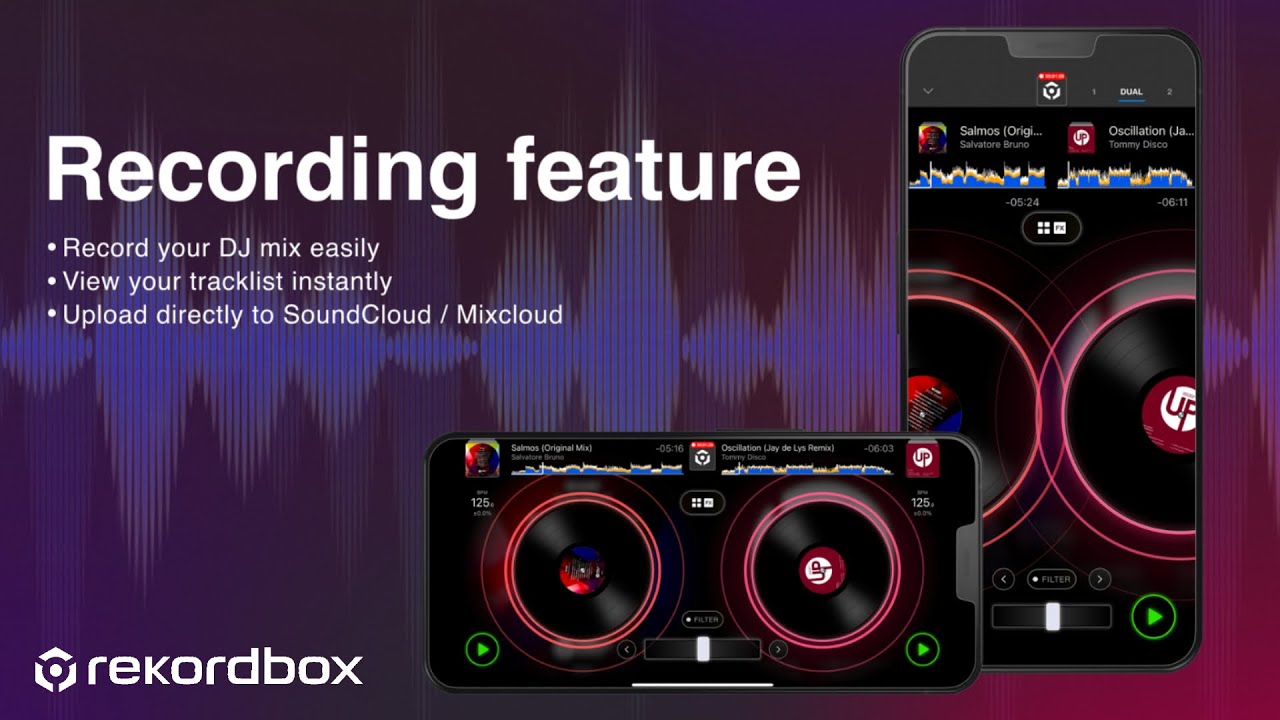 Now you can record DJ mixes on your smartphone! | rekordbox for