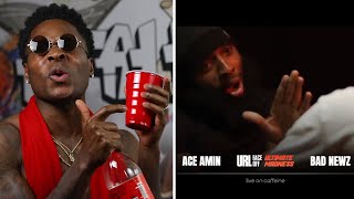 ACE AMIN VS BAD NEWZ SMACK/URLTV ULTIMATE MADNESS CRAZY RAP BATTLE - REACTIONS