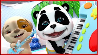 Bingo Baby Shark Song, Happy birthday Song, Wheels on the Bus  Baby Panda  Nursery Rhymes, song.