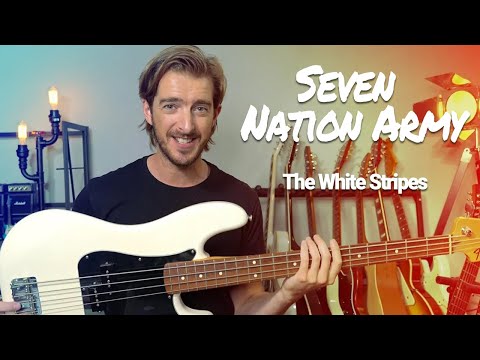 BASS Guitar Song 1 - Seven Nation Army // Bass Lessons For Beginners