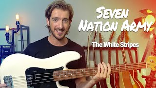 Video thumbnail of "Seven Nation Army // Bass Lessons for Beginners"