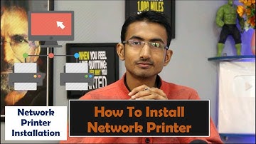 How to Install & Configure printer || Network Printer