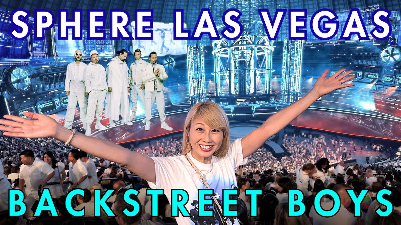 推し活でアメリカへ😆🇺🇸 大好きなバックストリートボーイズを観にラスベガスのあの「SPHERE」に行ってきた❤️〔#1319〕
