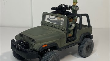 1/18 scale G.I. Joe custom RC Jeep