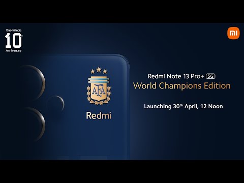 Redmi Note 13 Pro+ 5G | World Champions Edition | Stay Tuned