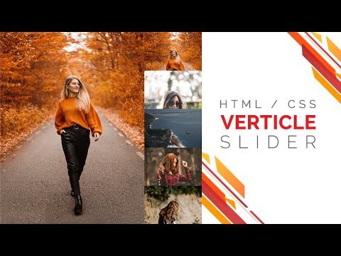 Vertical Slider | Responsive Slider | Html & CSS | 2019 Pattern - YouTube