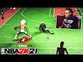 OVERSIZED PG BREAKING EVERYONES ANKLES In NBA 2k21!😷