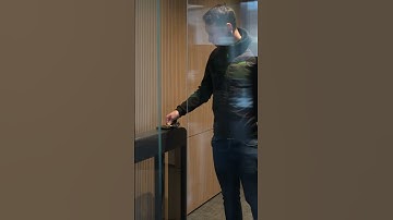 Smart office access system - automated with Loxone #buildingmanagementsystem #facilitymanagement