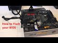 How to use BIOS Flashback without CPU | TUF Gaming B550 Plus