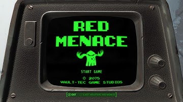 RED MENACE | Fallout 4 [Donkey Kong Mini Game Secret Easter Egg]