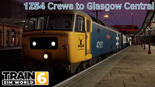 1Z54 Crewe to Glasgow Central - WCML: Crewe - Preston - Class 47 - Train Sim World 6