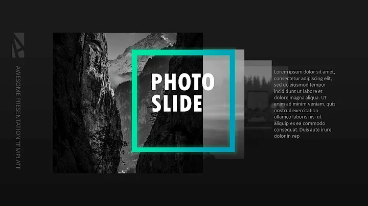 Animated PHOTO GALLERY in PowerPoint. Powerpoint tricks