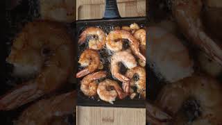 Sizzling Prawns in garlic olive oil.. yummy prawns tapas oliveoil garlicinfused love