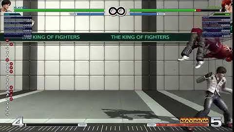 KOF XIV - Super cancel tutorial combo done in Trainning mode