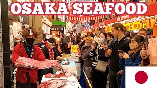 FAMOUS Japanese Seafood Market In Osaka Kuromon Ichiba Market screenshot 5