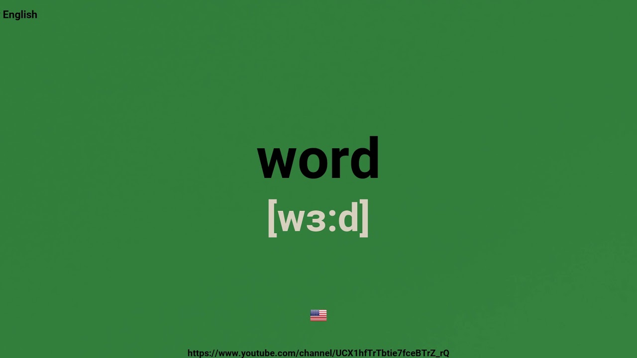 How To Pronounce Word YouTube