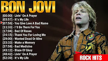 Bon Jovi Greatest Hits Ever ~ The Very Best Of Rock Songs Playlist Of All Time