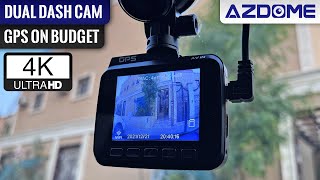 4K Dash Cam with GPS on Budget: AZDOME GS63H UHD + Motion Detection 🔎
