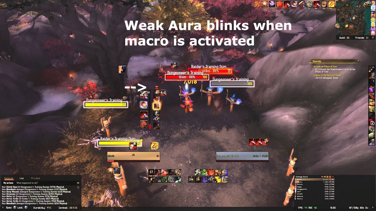 Heroic strike spam macro YouTube