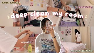 A Day In My Life Deep Clean My Room With Me Declutter Organize Closet Cleanout ෆᵕෆ