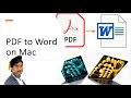 Convert PDF to Word #macbookairm2