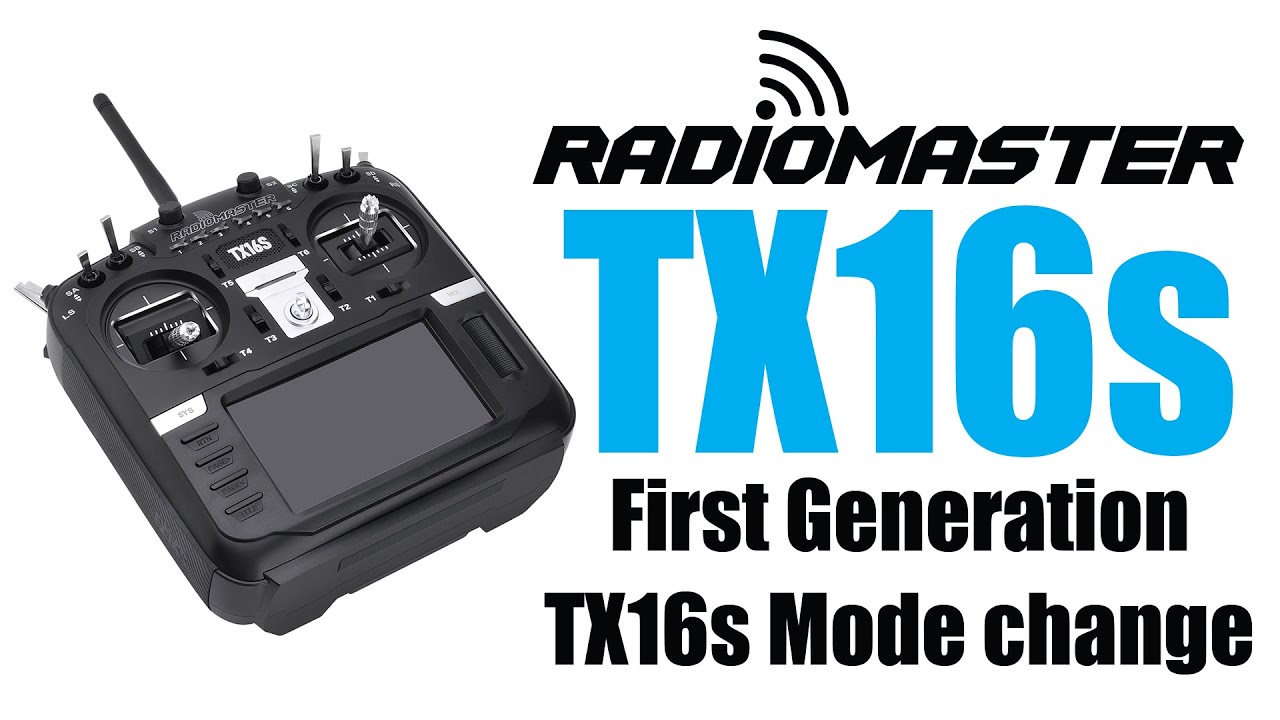RadioMaster TX16s Mode 2 to Mode 1 Change How-to