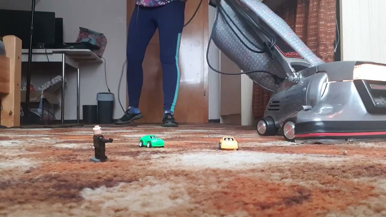 Today I vacuumed the children's room again with the Kirby