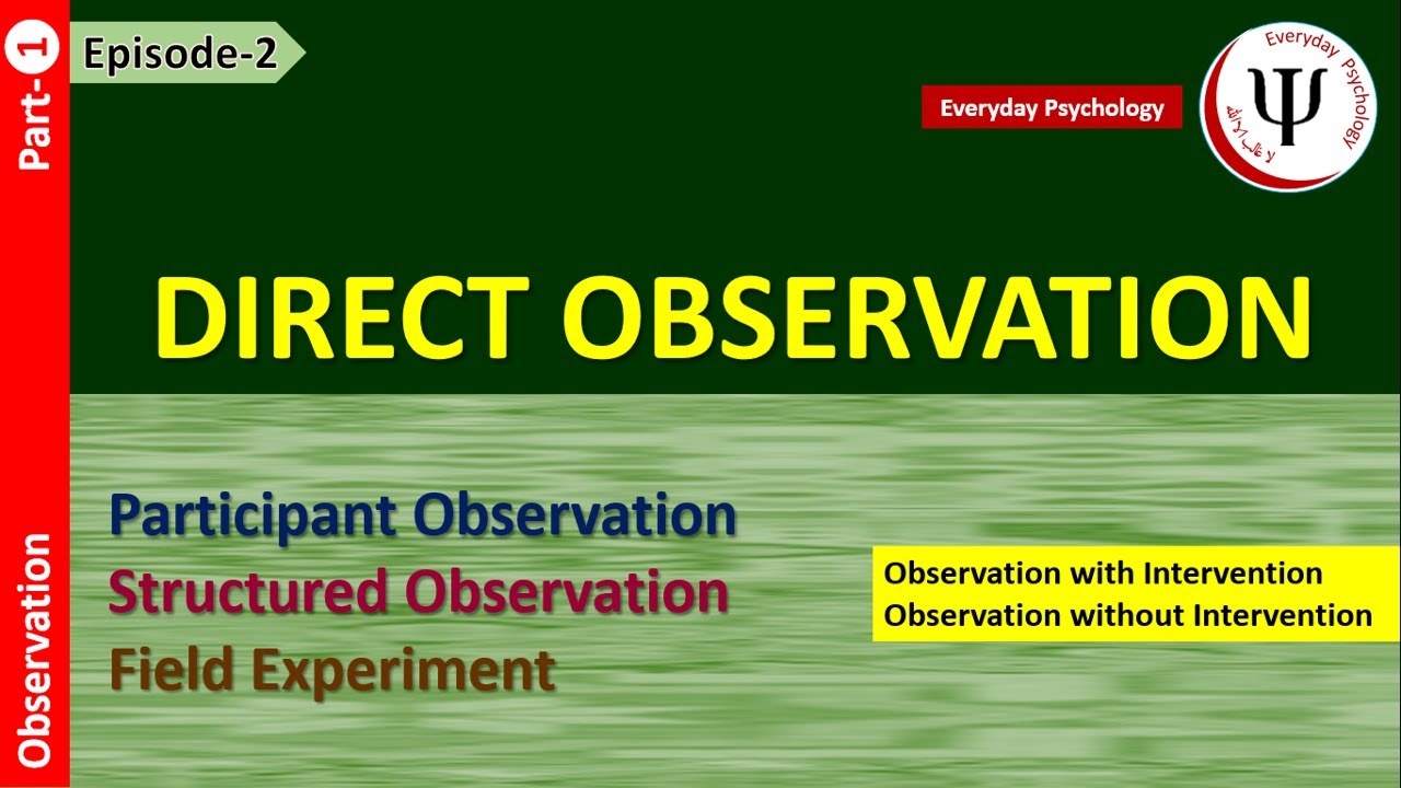 direct observation case study