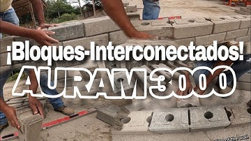 Conoce la innovación en la construcción - ¡Bloques-interconectados! Auram 3000