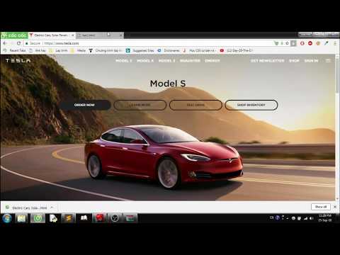 HTML மற்றும் CSS மூலம் tesla.com இணையதளத்தை உருவாக்குவது எப்படி