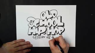GRAFFITI SKETCH - Old school hip hop session screenshot 5
