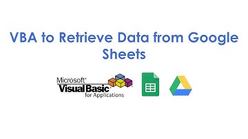 VBA to Retrieve Data from Google Sheets