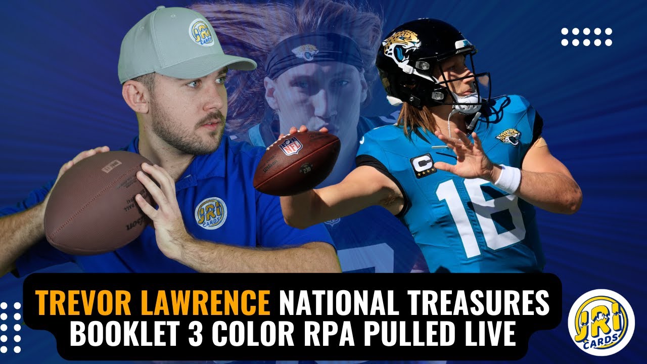 BOOM BOOKLET! 2021 National Treasures Trevor Lawrence AUTO! - YouTube