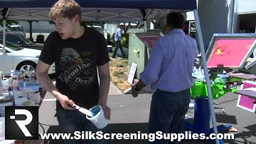 Printing Ink Additives Seminar  - Part 5 of 5 - How to screen print