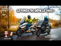 Honda forza 750 vs yamaha tmax 560 l duel motorlive