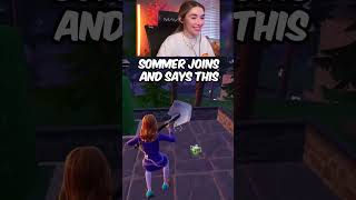 SOMMER SAID WHAT!??.... #VIRAL #FORTNITE