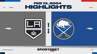 NHL Highlights | Kings vs. Sabres - February 13, 2024