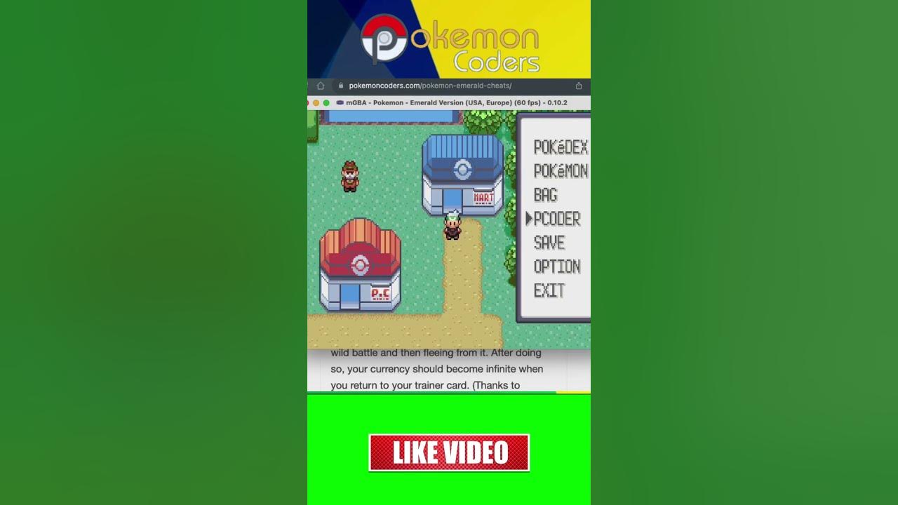 Pokémon Emerald/Cheats and Facts