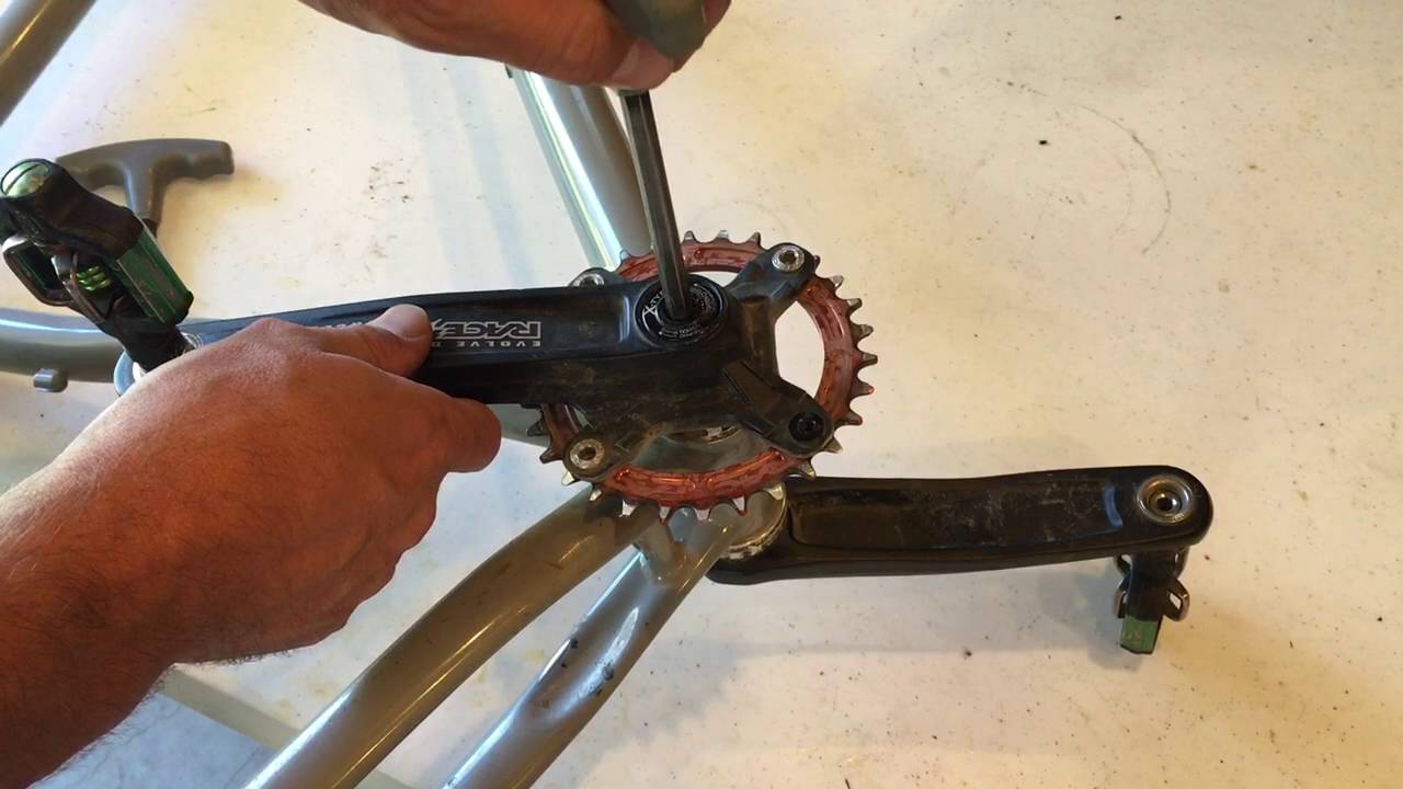 removing bicycle crank